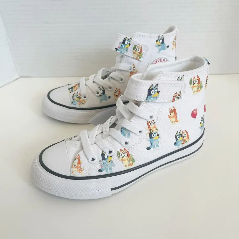 Converse x Bluey Keepie Uppie High-Top Sneakers NEW Kids Size 12 Youth Toddler